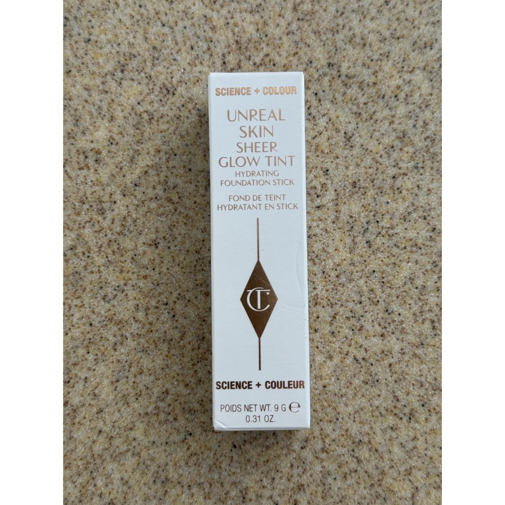 Charlotte Tilbury Shade 8 Medium Unreal Skin Sheer Glow Foundation Stick New